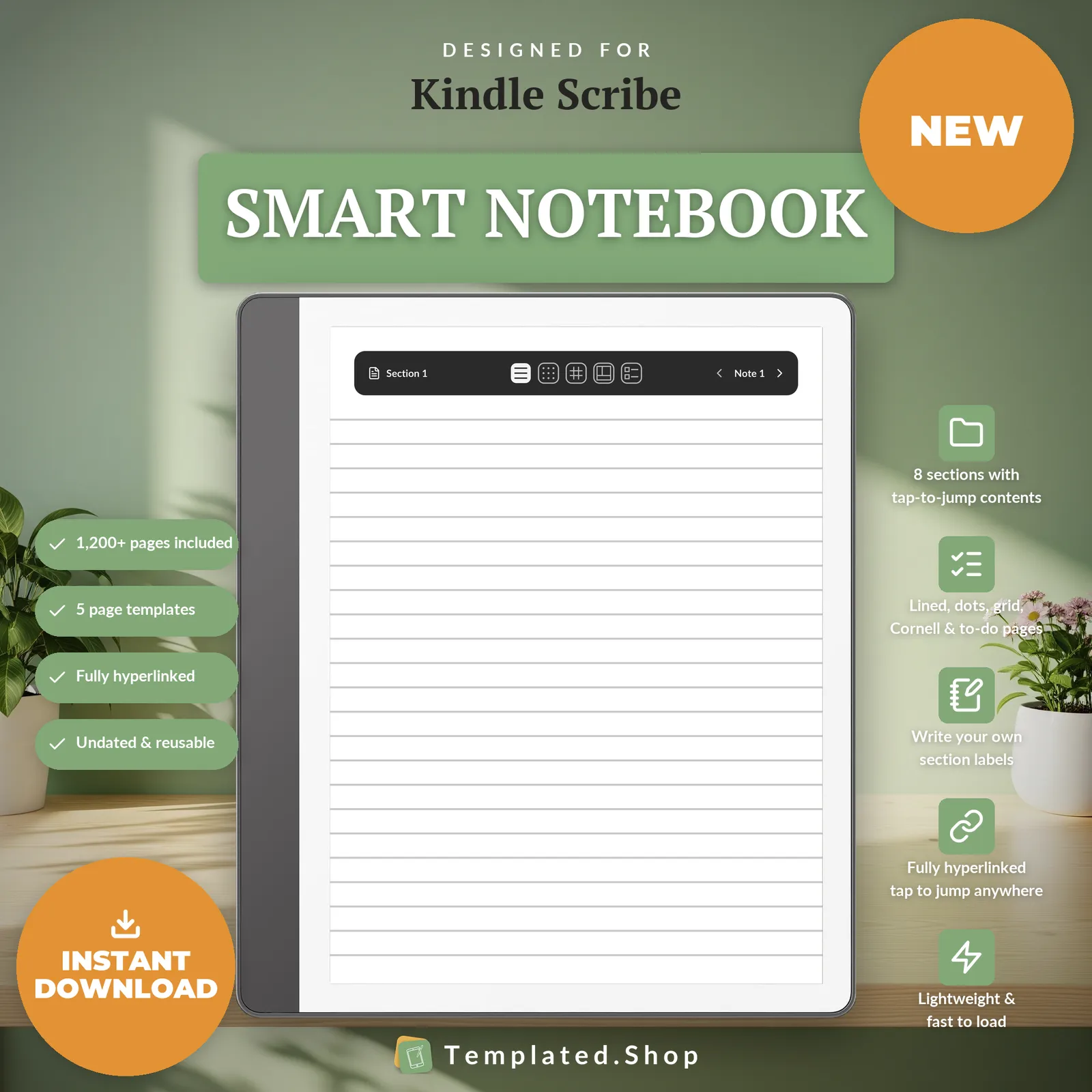 Smart Notebook on an e-ink tablet
