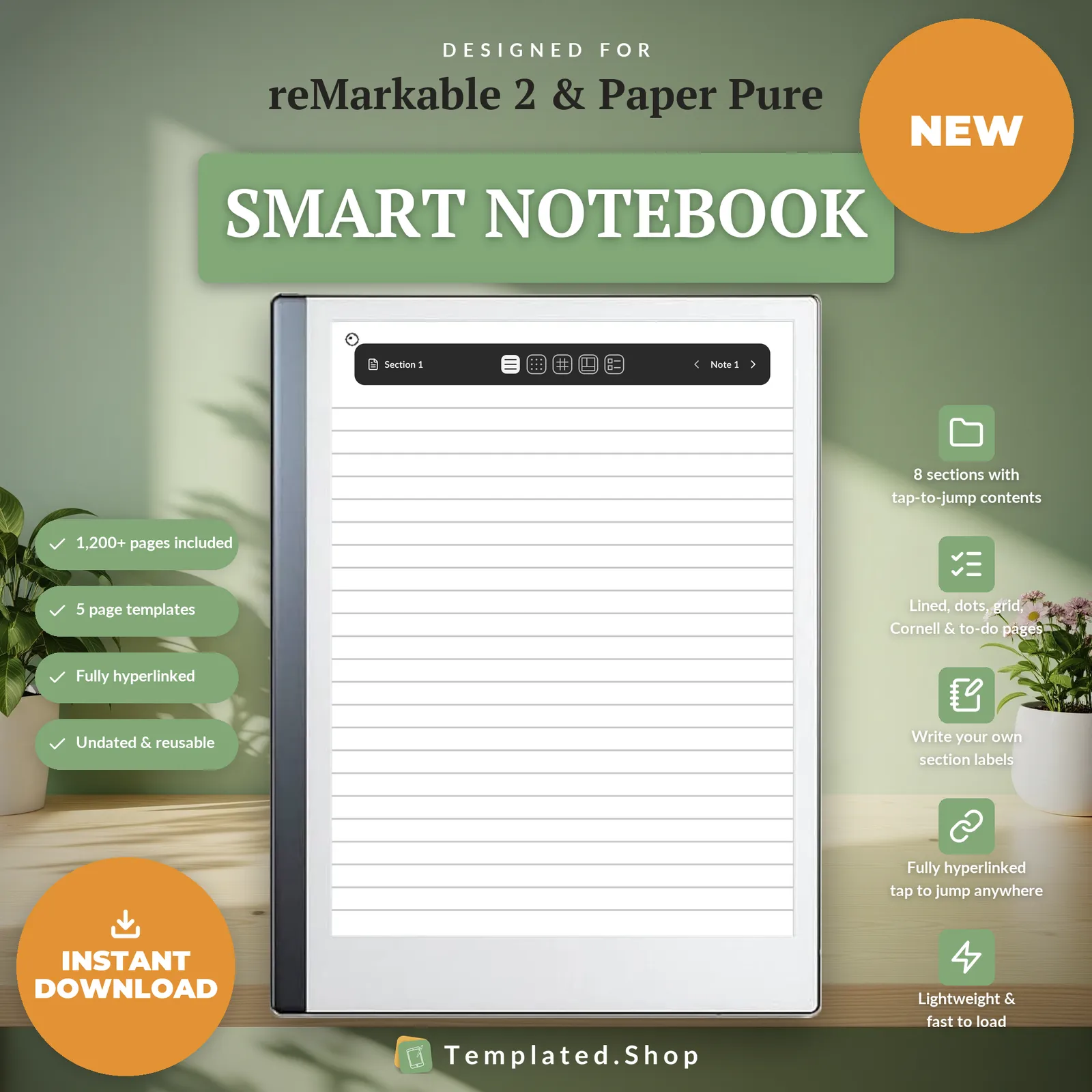 Smart Notebook on an e-ink tablet