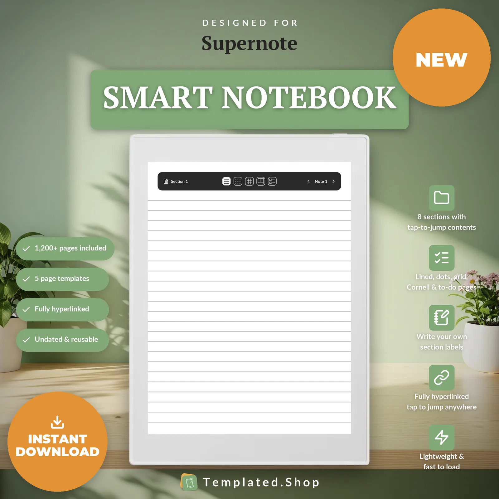 Smart Notebook on an e-ink tablet